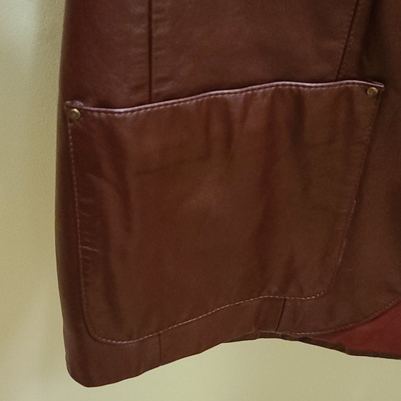 Vintage Genuine Leather Etienne Aigner Blazer - Picture 3 of 11